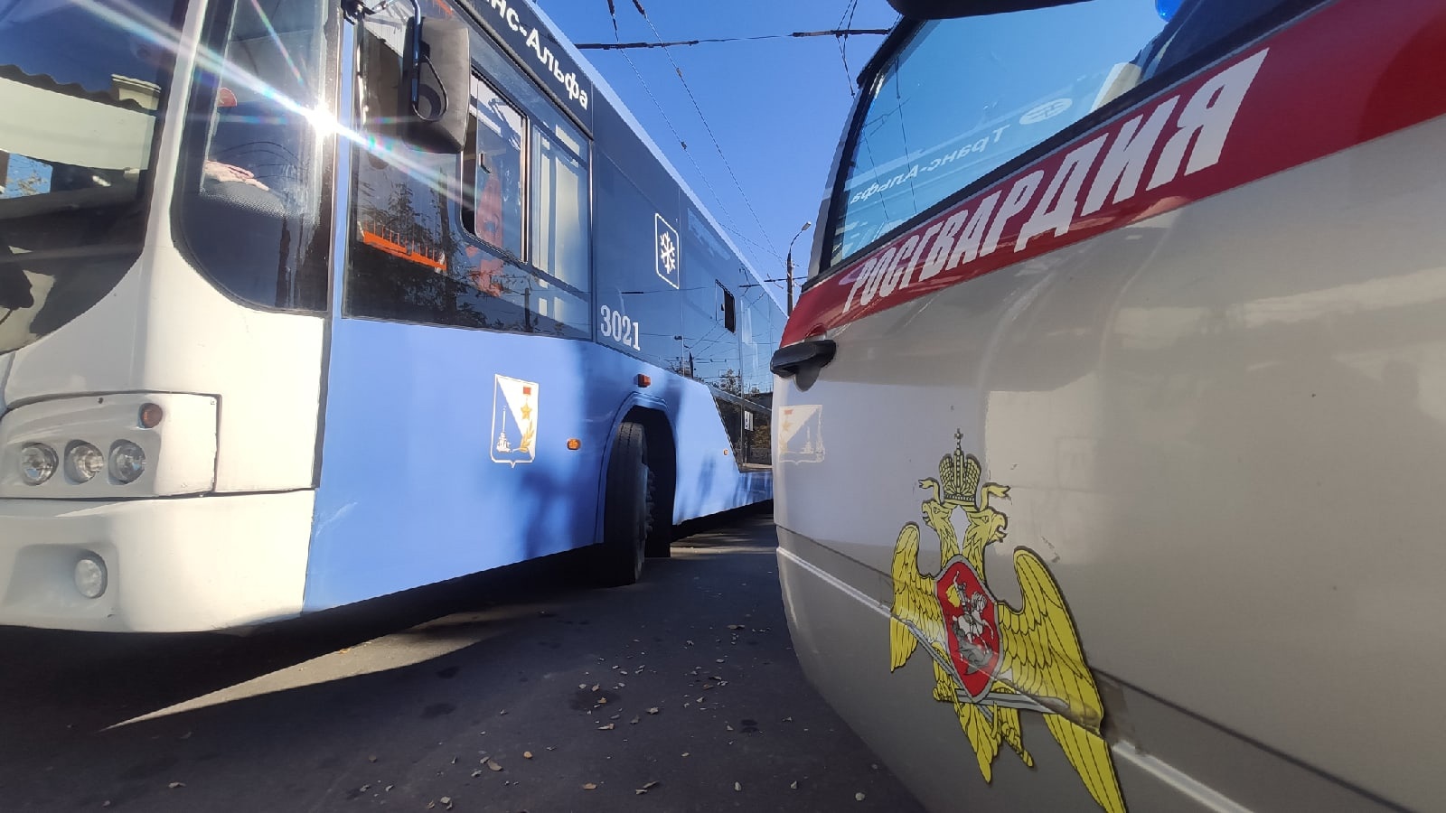 Пьяный пассажир троллейбуса в Севастополе устроил дебош и назвался «Королем стометровки»