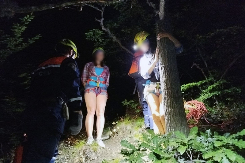 В Долине Приведений ночью искали двух заблудившихся туристок