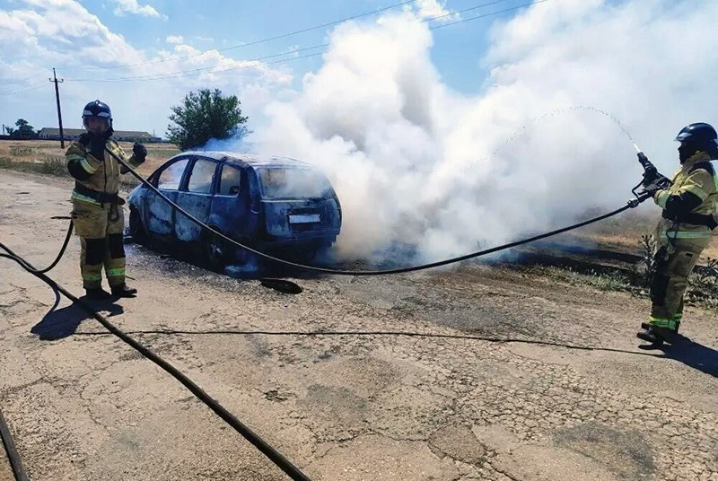 В Крыму с начала года сгорели 44 автомобиля
