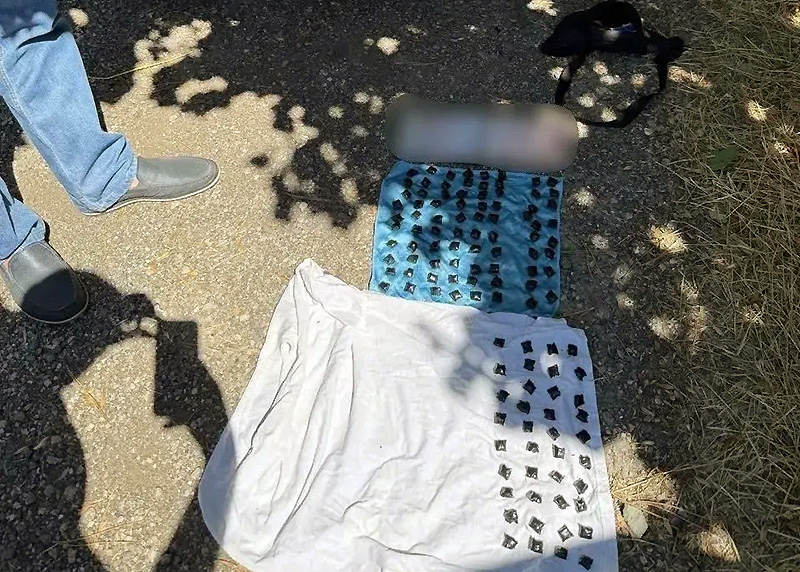 В Симферополе полицейские поймали с поличным наркокурьера с крупной партией гашиша