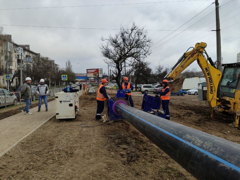 В Ленинском районе Севастополя отремонтируют несколько километров водопровода