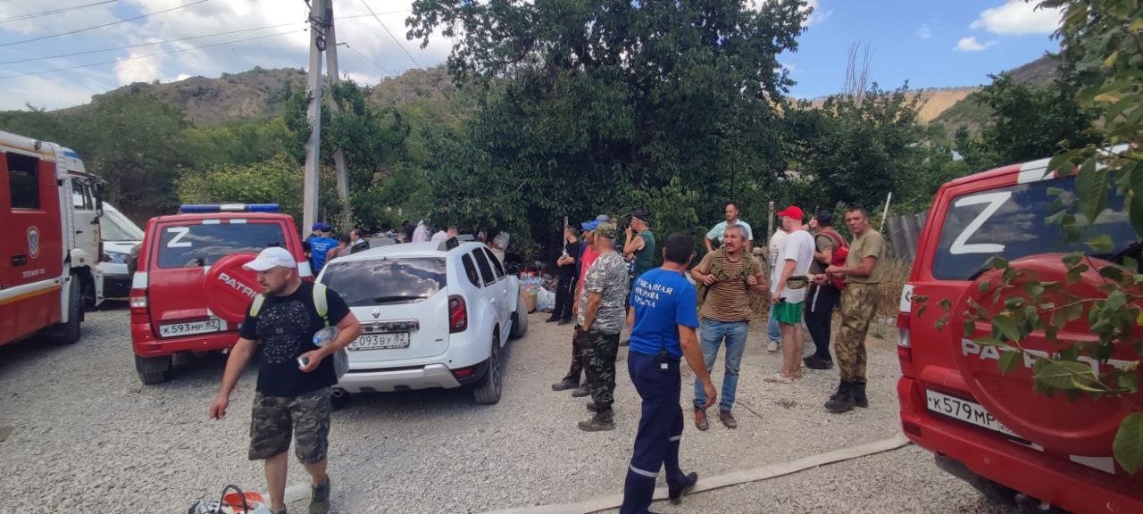 Пожар в горах под Судаком локализовали на площади 15 гектаров