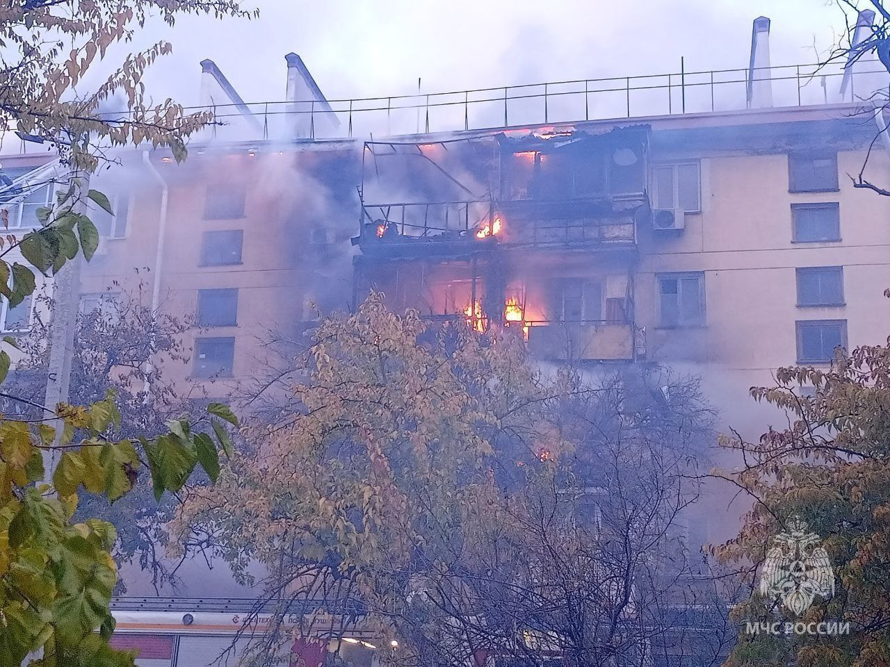 Тепловой контур пострадавшего от пожара дома в Севастополе восстановят в первую очередь