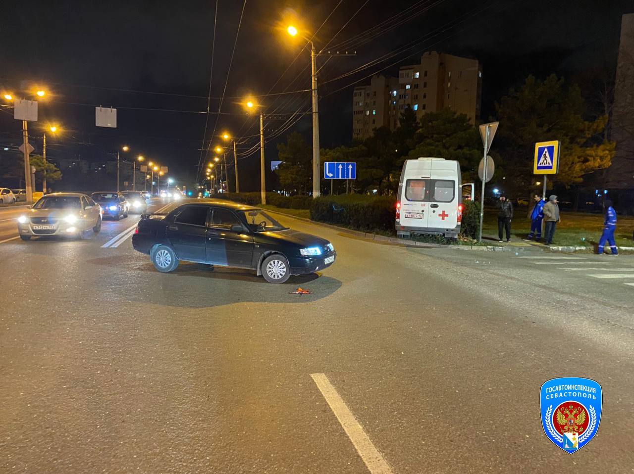 Машина «скорой» попала в ДТП в Севастополе (ФОТО)