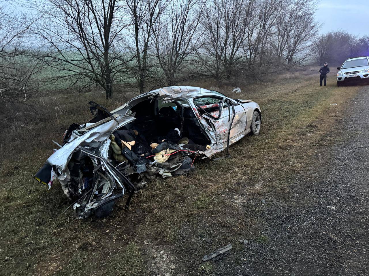 Пассажир BMW погиб в ДТП на севере Крыма (ФОТО)