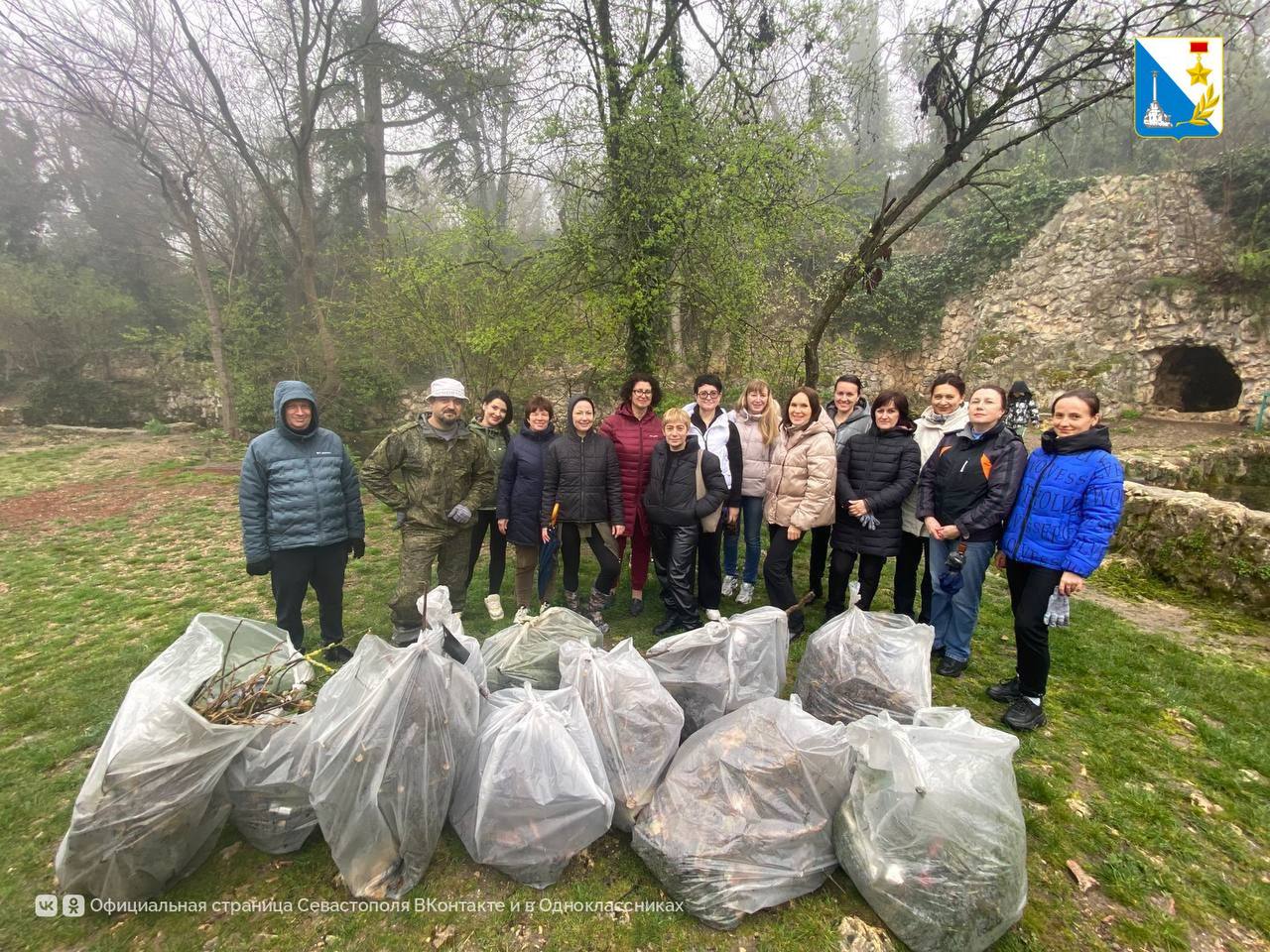 Порядка 750 кубов мусора убрали на субботниках в Севастополе этой весной