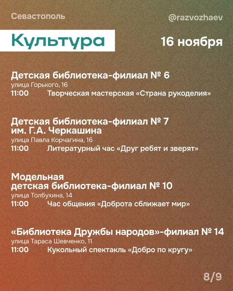 Фото галереи