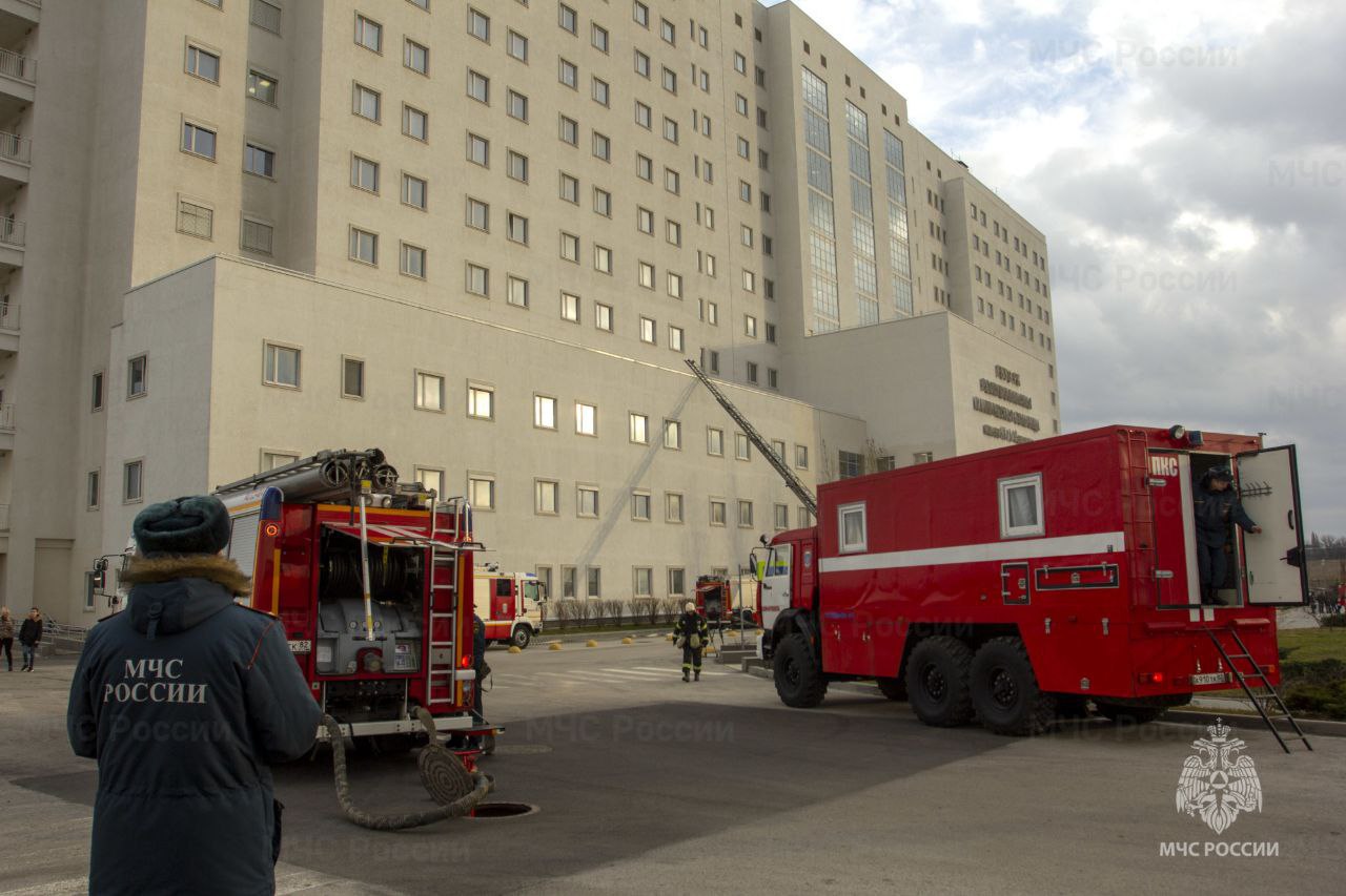 В Симферополе пройдет пожарно-тактическое учение в больнице