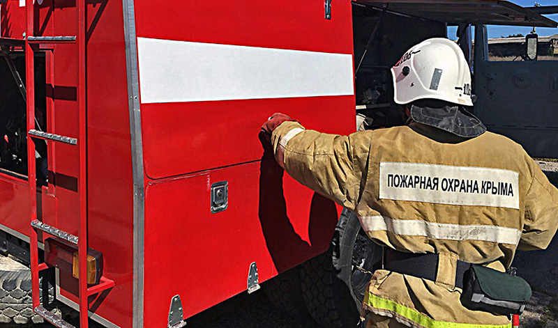 Пожар в Сакском районе локализован