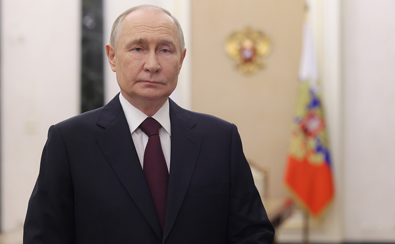 Владимир Путин в 18:00 планирует обратиться с телеобращением по случаю выборов