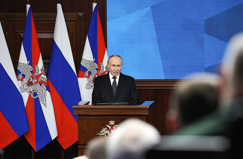 Владимир Путин назвал «ложью и бредом» заявления Запада о большой войне с Россией
