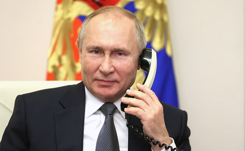 Владимир Путин провел телефонный разговор с Дональдом Трампом