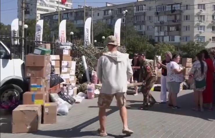 Из Севастополя в Курскую область отправили гуманитарную помощь для 810-й бригады