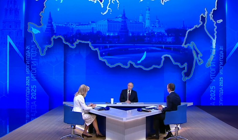 Начались «Итоги года» с Владимиром Путиным (ВИДЕО)