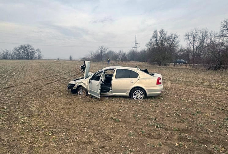 В Крыму в ДТП погиб пассажир Skoda Octavia