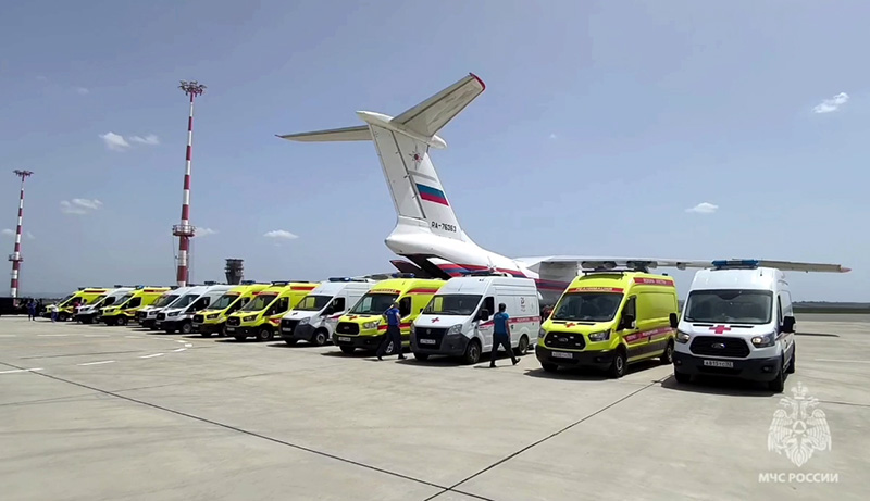 Спецборт МЧС России доставит в Москву пострадавших на «Учкуевке» (видео)