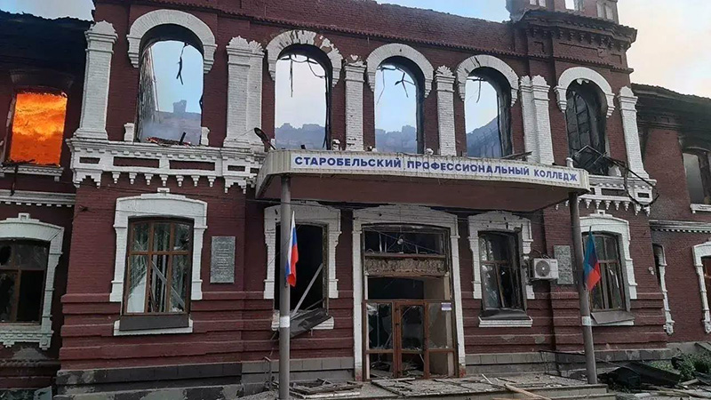 ВСУ ударили по учебному корпусу и общежитию педколледжа в Старобельске (ДОПОЛНЯЕТСЯ)