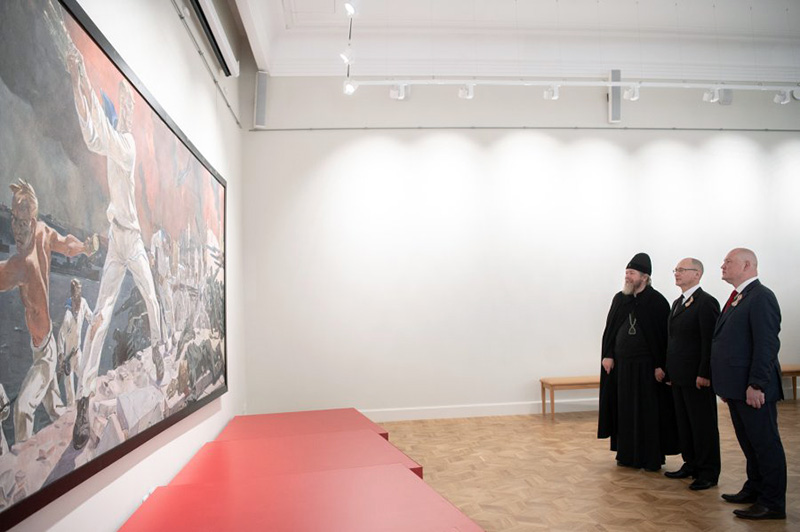 В музее им. М.П. Крошицкого открылась выставка картины Александра Дейнеки «Оборона Севастополя»